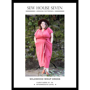 Sew House Seven Pattern - Wildwood Wrap Dress - Sizes: 16-34