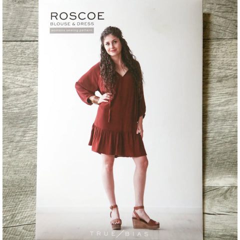 True Bias Pattern - Roscoe Blouse & Dress - Sizes: 0-18