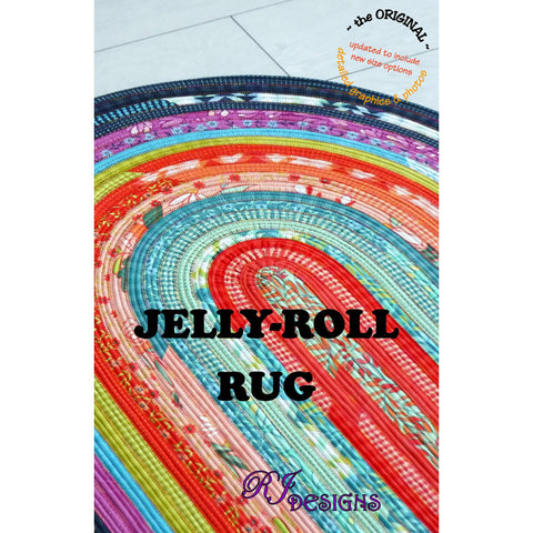 Jelly Roll Rug Pattern - Oval Jelly-Roll Rug