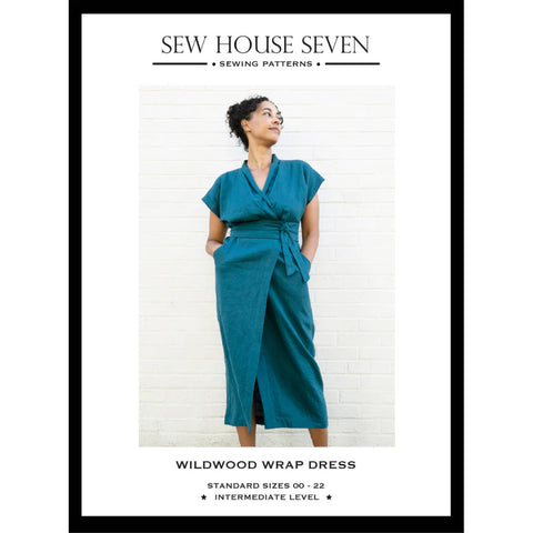 Sew House Seven Pattern - Wildwood Wrap Dress - Sizes: 0-22