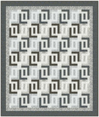 Mazed and Confused Quit - Quilt Top Kit - 72"x85 1/2" - Beginner