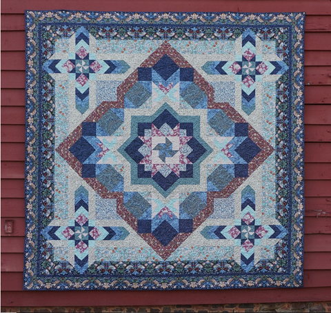 Morris Medley Quilt - Block of the Month - Kit - Large 101" x 101"