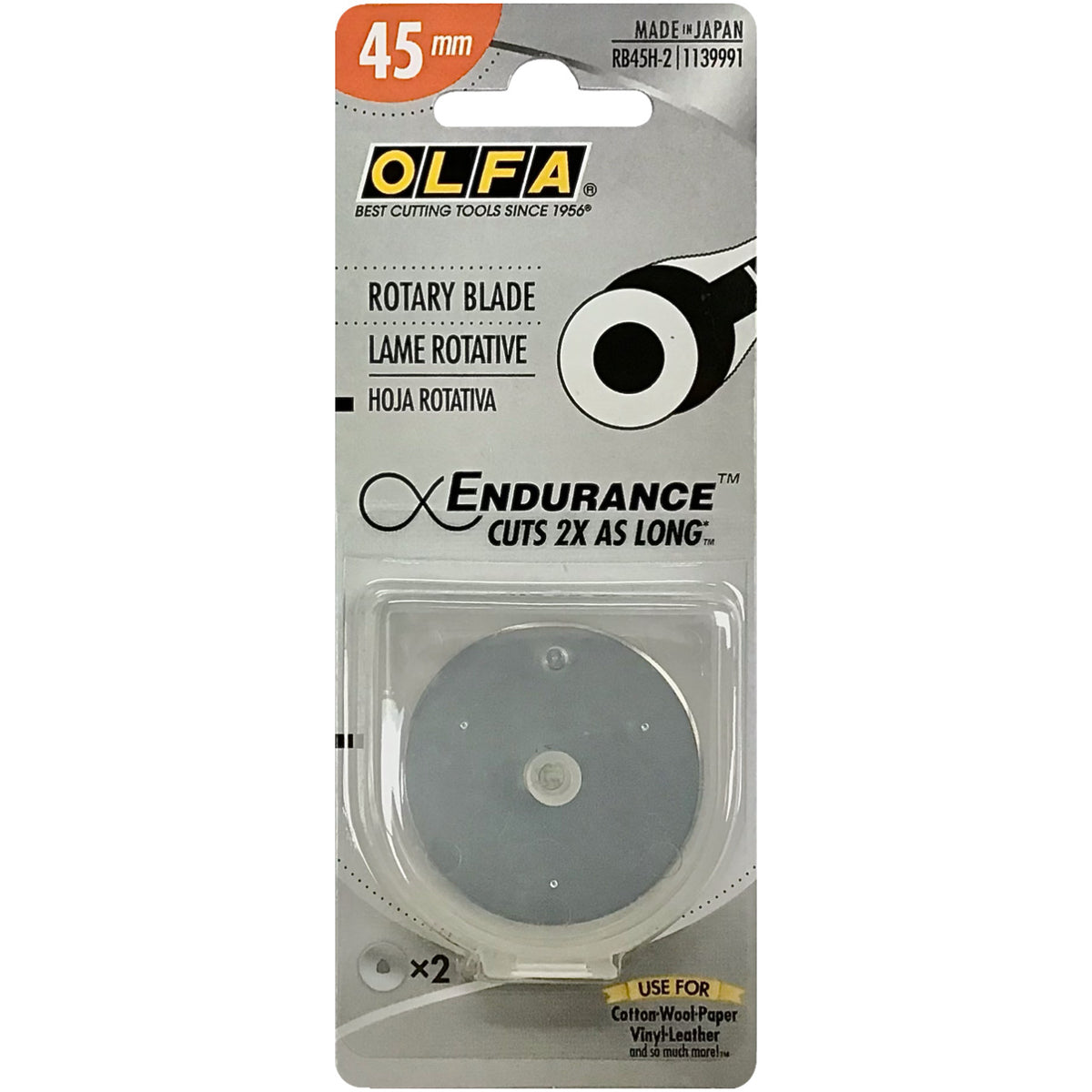 45 MM Olfa Rotary Blade – Quilted Works