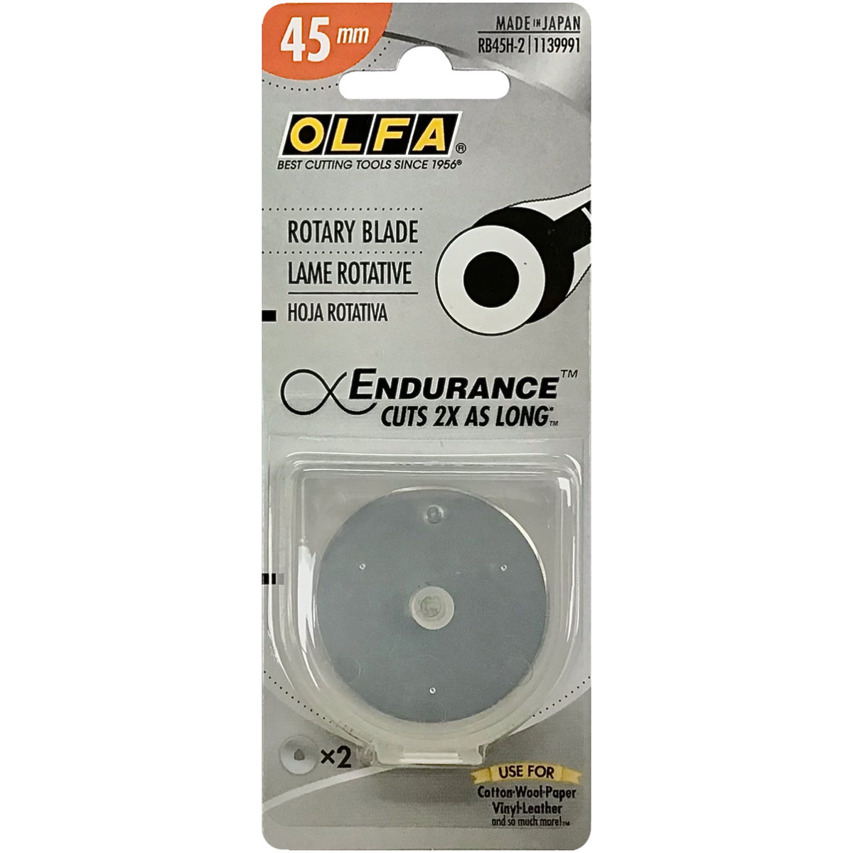 OLFA Rotary Blade 45mm Five Pack — Fab Fabrics