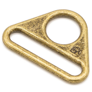 ByAnnie Hardware - 1.5” Triangle Ring - Set of 2 - Brass