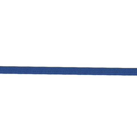 Flat Elastic - Blue - 1/4" (6mm) - 5yd