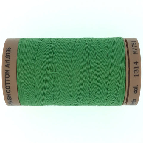 Mettler Cotton 40wt Thread - 457mt - 1314 - Kelly Green