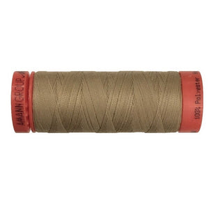 Mettler 100% Polyester Thread - 100mt- 1222 - Light Tan