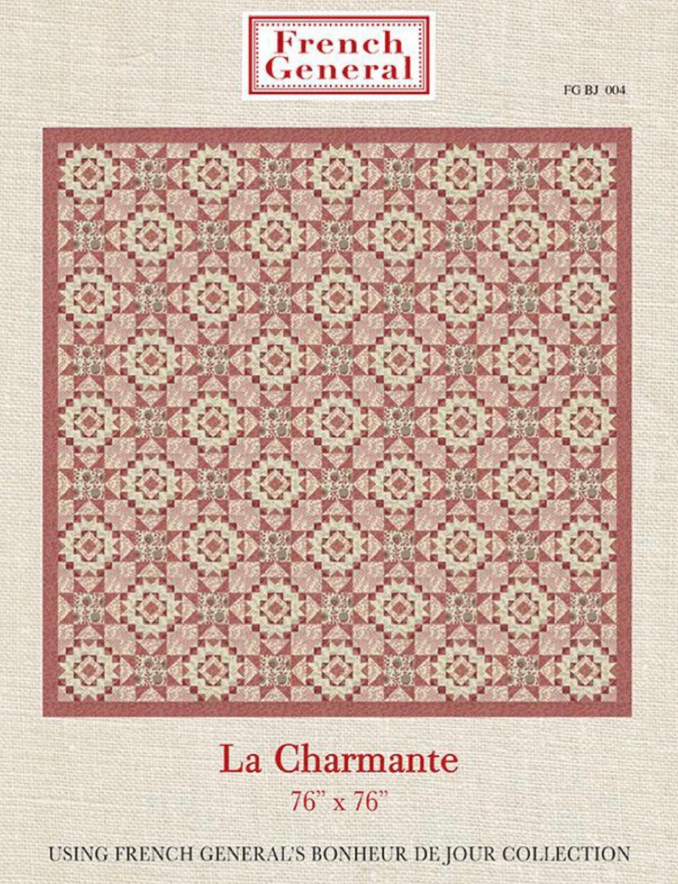 La Charmante - Quilt Top Kit - 76” x 76”