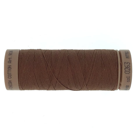 Mettler Cotton 40wt Thread - 150mt - 0263 - Brown