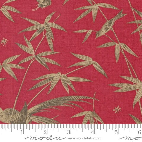 Rouenneries Trois - Charmant Bird Toile - Rouge