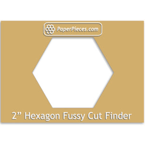 Fussy Cut Finder for 2” Hexagons