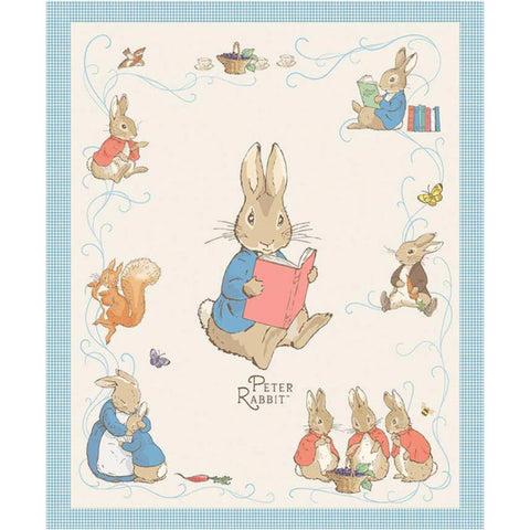 Tale of Peter Rabbit - 36" Panel - Peter Rabbit