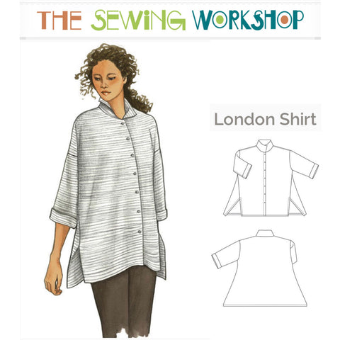 The Sewing Workshop Pattern - London Shirt - Sizes: 6-22