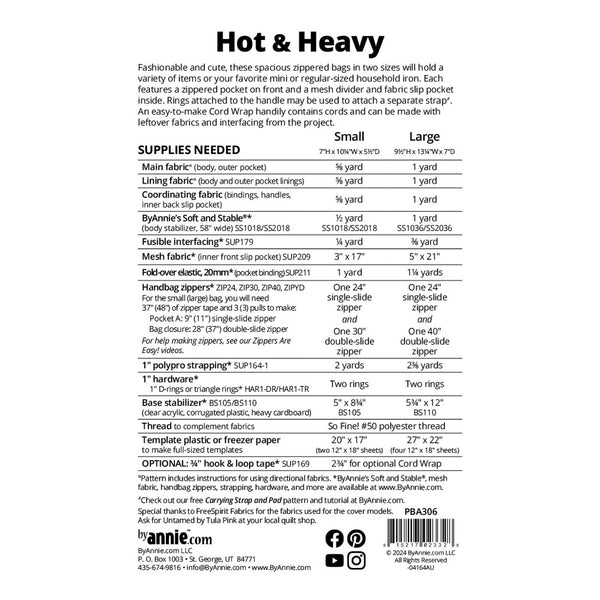 ByAnnie Pattern - Hot & Heavy