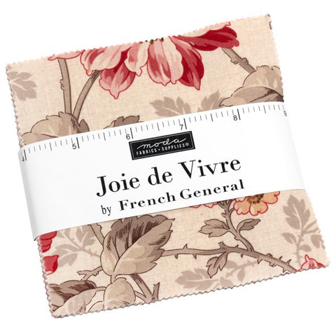 Joie de Vivre - Charm Pack - 5" squares