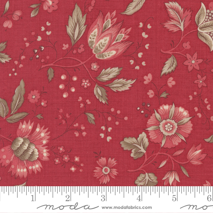 Joie De Vivre - Rural Jardin Florals - Rouge