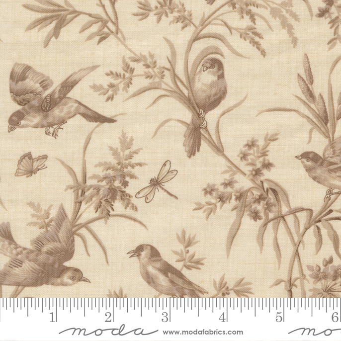 Joie De Vivre - Moineau Florals Birds - Pearl Roche