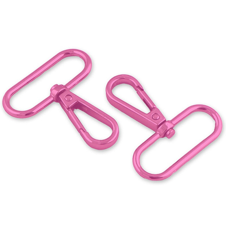 Tula Pink - Swivel Hook Oval - 1.5” - 2 pack - Pink