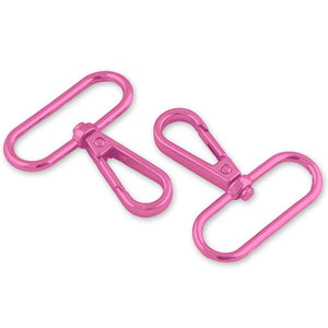 Tula Pink - Swivel Hook Oval - 1.5” - 2 pack - Pink