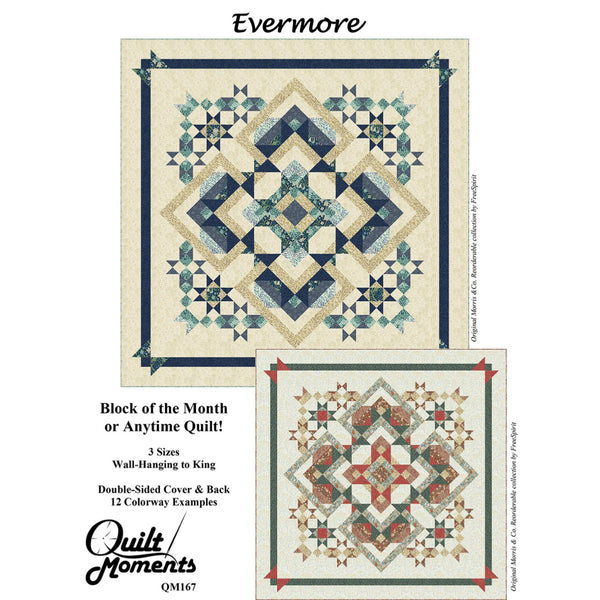 Quilt Pattern - Evermore - 53"x53", 72”x72” & 106"x106"