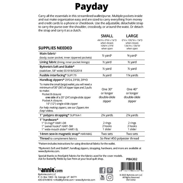 ByAnnie Pattern - Payday