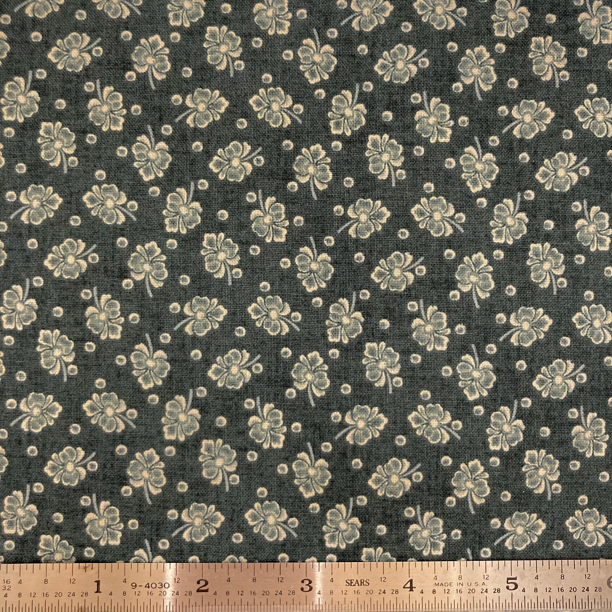 Old Fashioned Floral - Teal