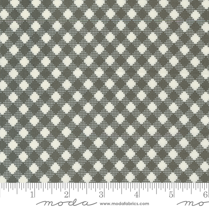 Farmstead - Bias Gingham Checks and Plaids - Charcoal