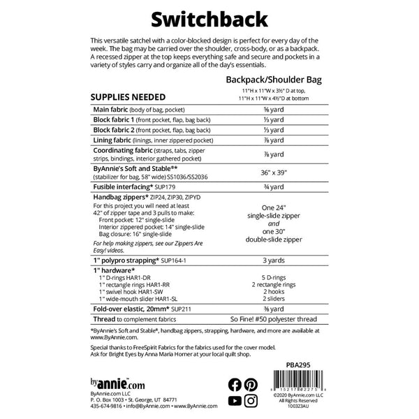 ByAnnie Pattern - Switchback