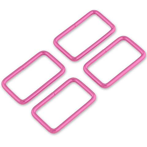 Tula Pink - Rectangle Rings - 1.5” - 4 pack - Pink