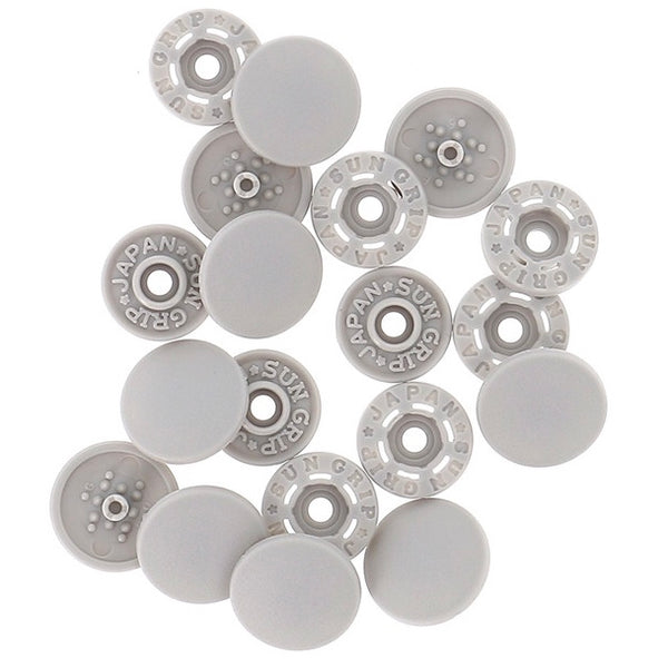 Plastic Finger Snaps - 1/2” - 8pc Grey