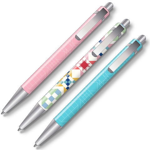 Riley Blake Mechanical Fabric Pencils - Set of 3