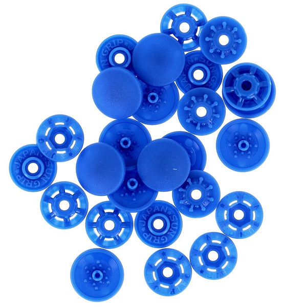 Plastic Finger Snaps - 1/2” - 8pc Blue