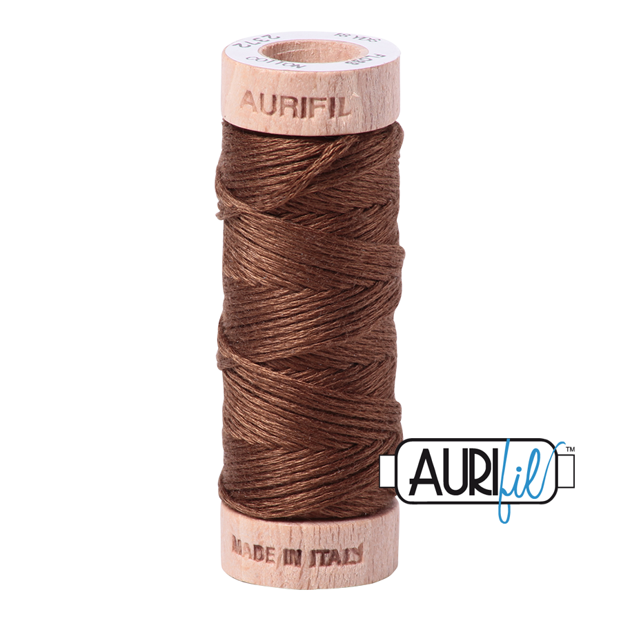 Aurifil Cotton Floss 6 Strand - 18yd - 2372 - Dark Antique Gold