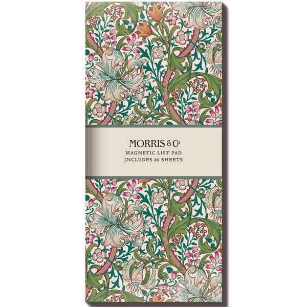Magnetic List Pad - Morris&Co. - Golden Lily