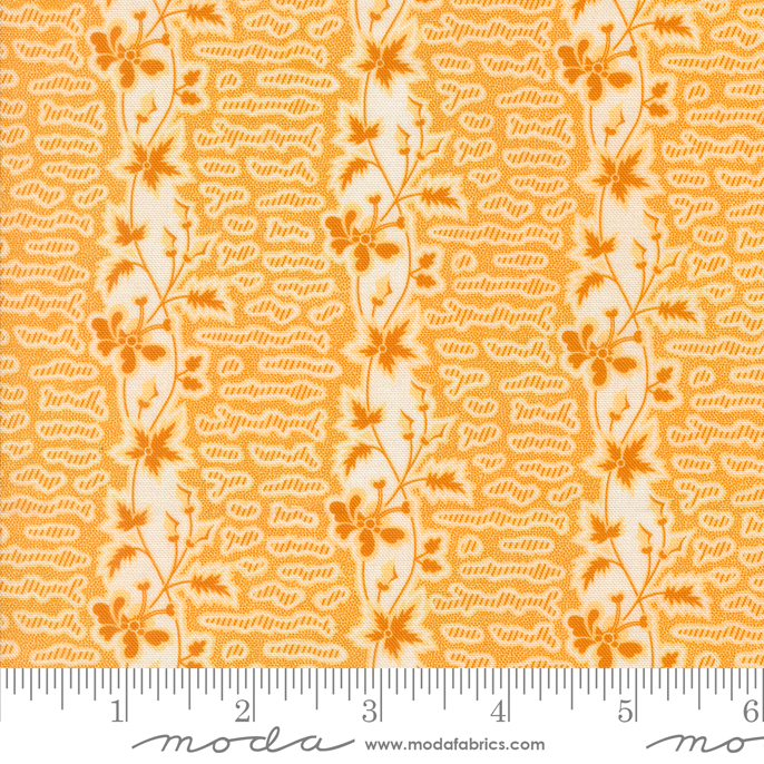 Sallys Stitches - Honey Stripes Floral - Honey