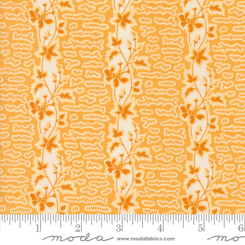 Sallys Stitches - Honey Stripes Floral - Honey