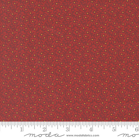 Sallys Stitches - Creeping Thyme Blenders Small Floral Vines - Turkey Red