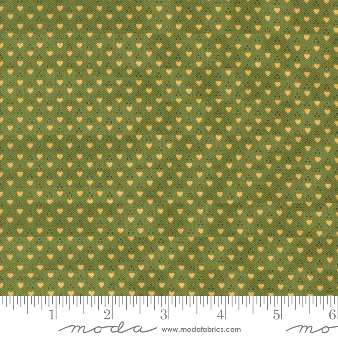 Sallys Stitches - Sweetheart Blenders Hearts Dot - New Leaf