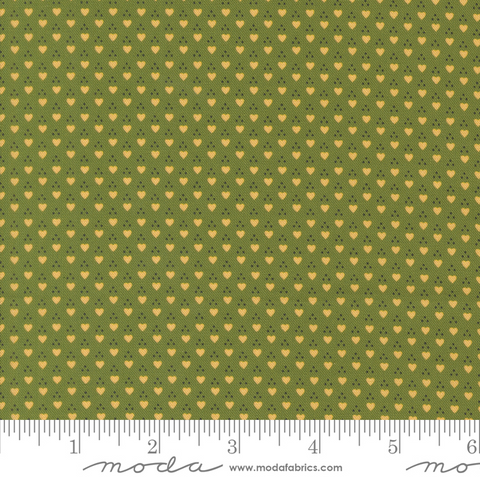 Sallys Stitches - Sweetheart Blenders Hearts Dot - New Leaf