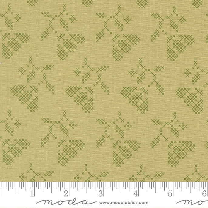 Sunbonnet - Cross Stitch Flower - Pear