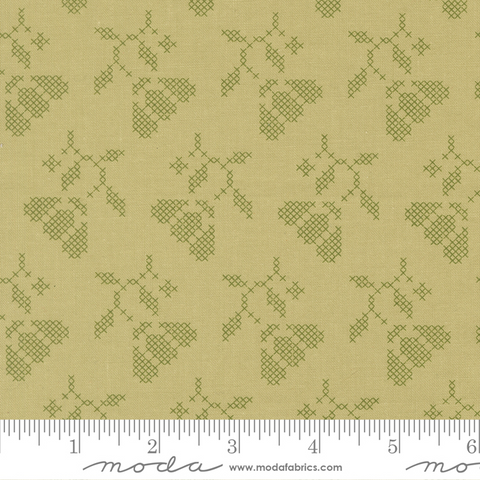 Sunbonnet - Cross Stitch Flower - Pear