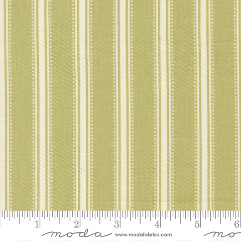 Sunbonnet - Dots and Stripes - Pear