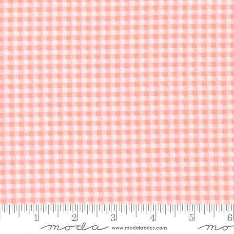 Sunbonnet - Gingham Checks and Plaids - Pale Pink