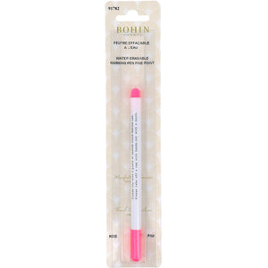 Water & Air Erasable Marking Pen - Fine - Pink