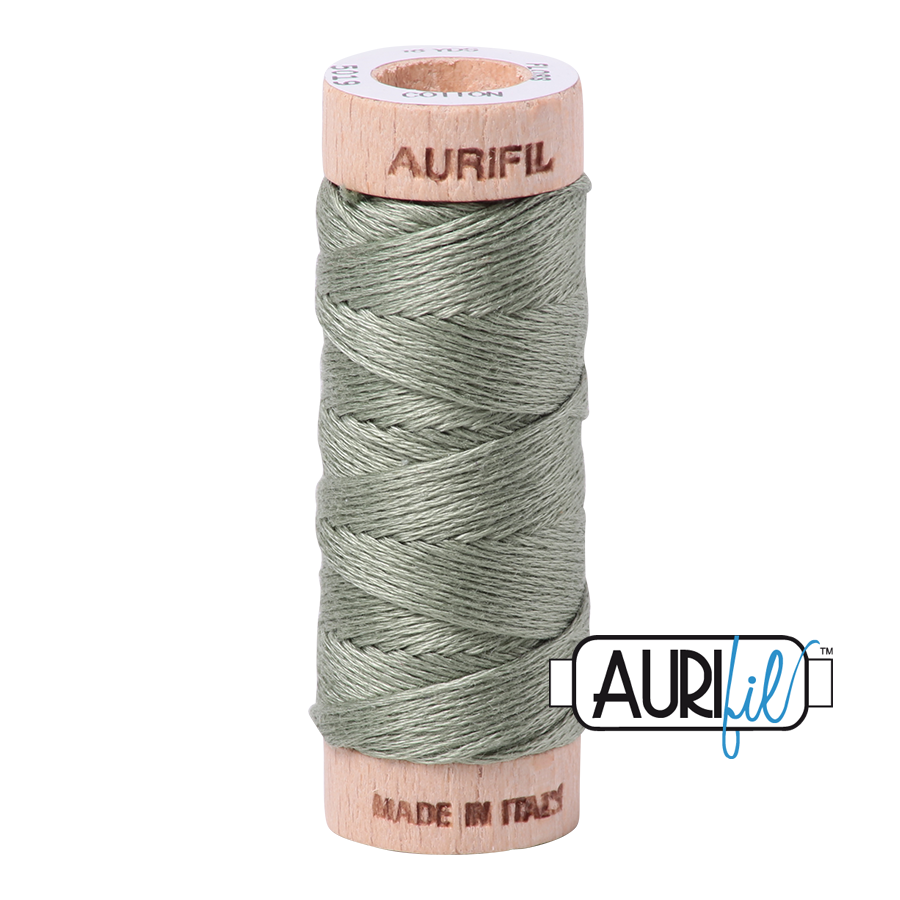 Aurifil Cotton Floss 6 Strand - 18yd - 5019 - Military Green