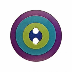9/16” (15mm) Buttons - Target - Purple