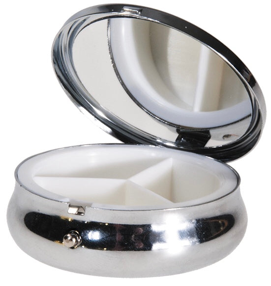Pill Box - Round - Rose