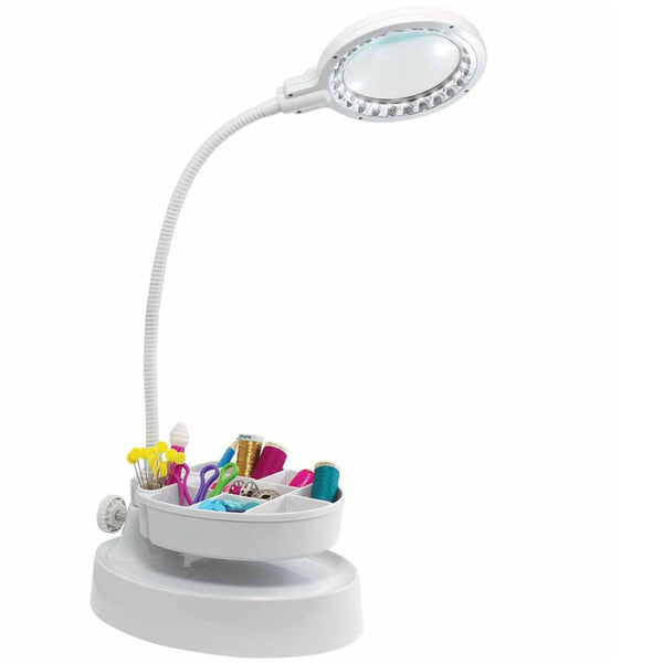 Magnifying LED Desk Lamp