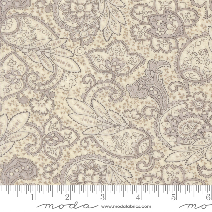 Ambiance - Paisley - Porcelain Silver